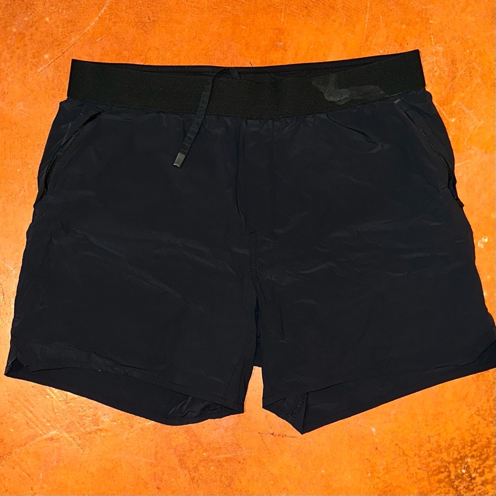 Ten Thousand Interval Men's Black Athletic Shorts